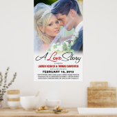 A Love Story - Wedding Movie Photo Poster ポスター (キッチン)