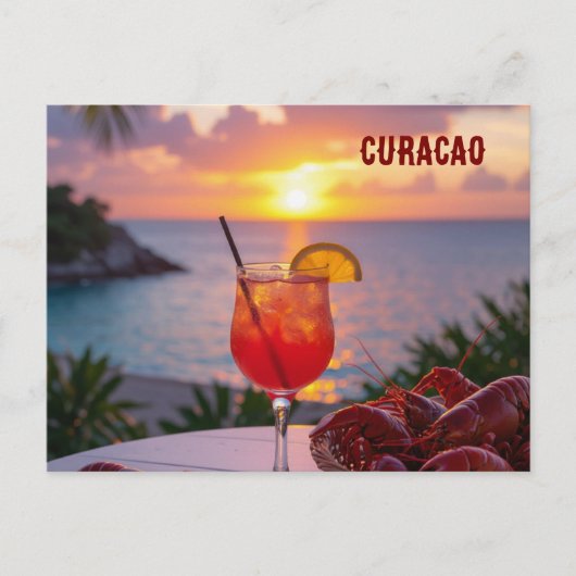 A lovely afternoon in CURACAO  シーズンポストカード (正面)