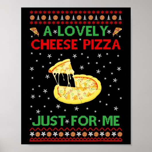A Lovely Cheese Pizza Alone Fun Kevin X-mas Home  ポスター (正面)