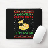 A Lovely Cheese Pizza Alone Fun Kevin X-mas Home  マウスパッド (マウス)