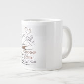 A lovely specialty coffee mug ジャンボコーヒーマグカップ (正面右)