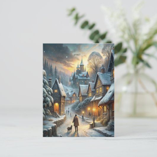 A Lovely Winter Scene ポストカード (スタンド正面)