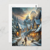 A Lovely Winter Scene ポストカード (正面/裏面)