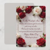 A Loving Mother’s Day Sentiment シーズンカード (正面/裏面)