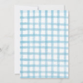 A Lucky Duck Blue Birthday 招待状 (裏面)