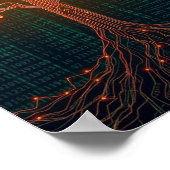 A Luminous Circuit Board Tree ポスター (角)