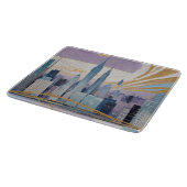 A Lunar Cityscape カッティングボード (角)