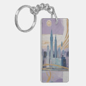 A Lunar Cityscape キーホルダー (正面左)