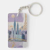 A Lunar Cityscape キーホルダー (裏面)