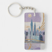 A Lunar Cityscape キーホルダー (正面)