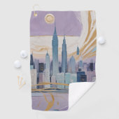 A Lunar Cityscape ゴルフタオル (インサイチュ)