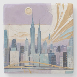 A Lunar Cityscape ストーンコースター