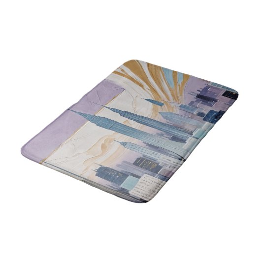 A Lunar Cityscape バスマット (アングル)