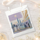 A Lunar Cityscape フェイバーバッグ (クリップ留めされた状態)