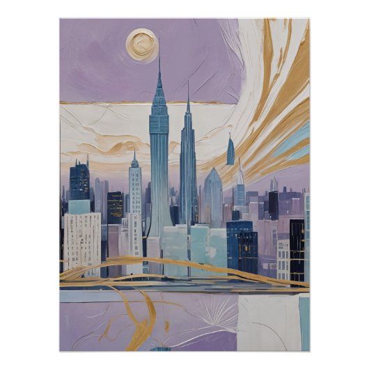 A Lunar Cityscape ポスター (正面)