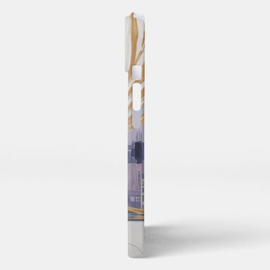 A Lunar Cityscape iPhoneケース (左側面)