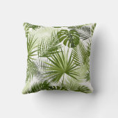 a lush, tropical leaf pattern クッション (裏面)