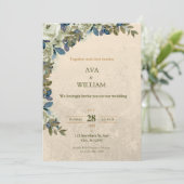 A luxurious and stylish wedding invitation  招待状 (スタンド正面)
