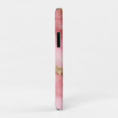 A luxurious pink marble background Case-Mate iPhoneケース (裏面/右)