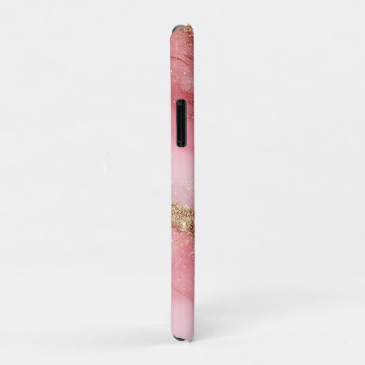 A luxurious pink marble background Case-Mate iPhoneケース (裏面/右)