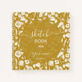A luxurious, regal gold sketchbook! ノートブック (正面)