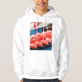 A luxurious tuna-inspired hoodie | Red gradation パーカ