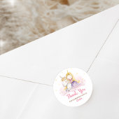 A Magical Day Unicorn Birthday Party ラウンドシール