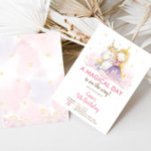 A Magical Day Unicorn Birthday Party  招待状