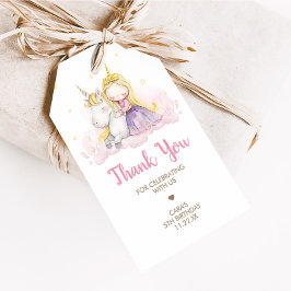 A Magical Day Unicorn Birthday Party Favor Tags ギフトタグ