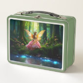 A magical fairy in the woodland forest メタルランチボックス (正面)