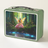 A magical fairy in the woodland forest メタルランチボックス (裏面)
