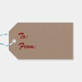 A Magical Winter Wonderland Christmas Train ギフトタグ (裏面横)