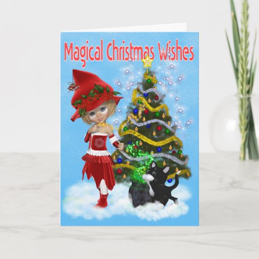 A Magical Witch`s Christmas. christmas card シーズンカード (正面)