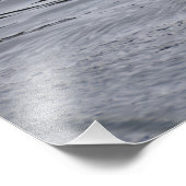 A Mallard duck flapping her wings フォトプリント (角)