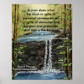 A MAN DOES WHAT HE MUST CHURCHILL POSTER ポスター (正面)