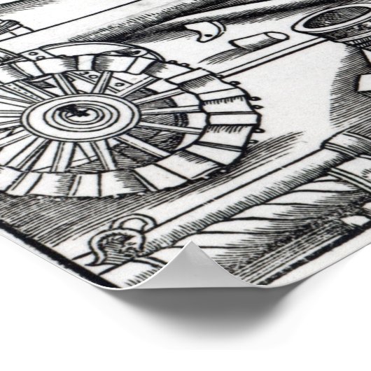 A Man loading a cannon ポスター (角)