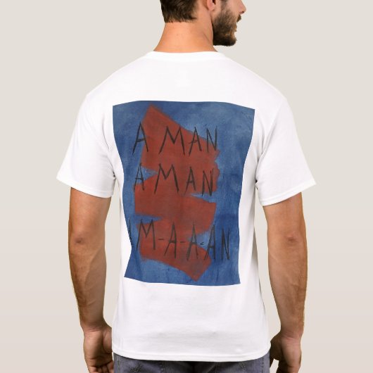A man tシャツ (裏面)