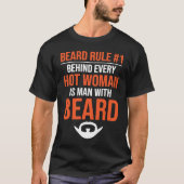 A Man With Beard Tシャツ (正面)