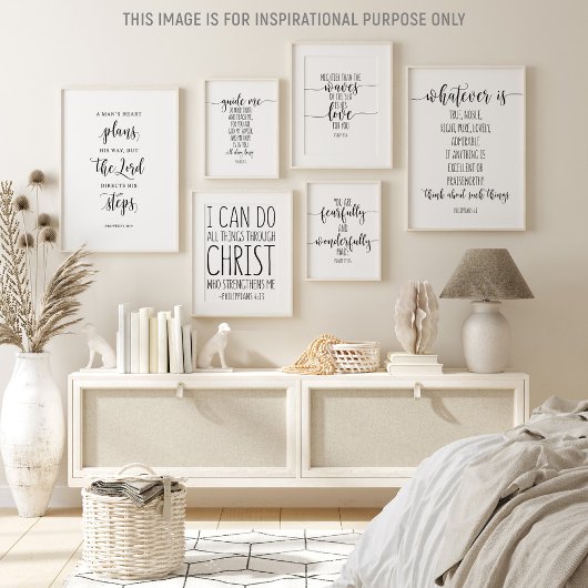 A Man's Heart Plans His Way, Proverbs 16:9 ポスター