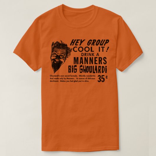 A Manuals Big Ghoulardi 1 Tシャツ (デザイン正面)