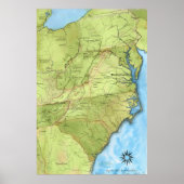 A map of important places to Southeast Indians ポスター (正面)