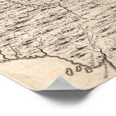 A Map of the British Empire in America Sheet 2 ポスター (角)