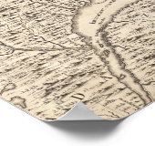 A Map of the British Empire in America Sheet 3 ポスター (角)