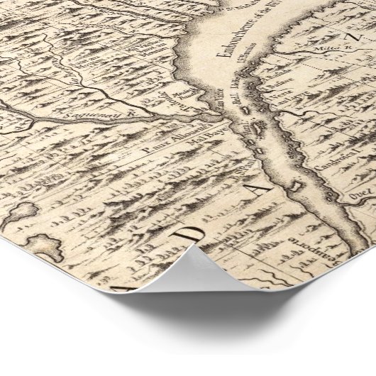 A Map of the British Empire in America Sheet 3 ポスター (角)