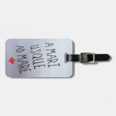 A Mari Usque Ad Mareラゲージタグ（カナダ） ラゲッジタグ (正面横)