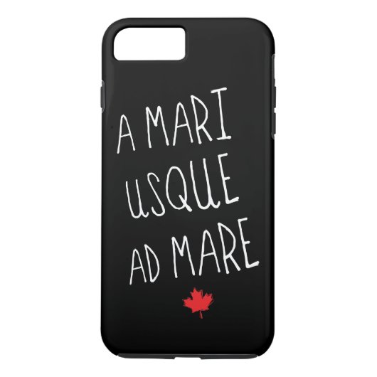 A Mari Usque Ad Mare携帯電話ケース,カナダ Case-Mate iPhoneケース (裏面)