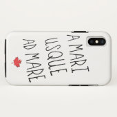 A Mari Usque Ad Mare携帯電話ケース,カナダ Case-Mate iPhoneケース (裏面(横))