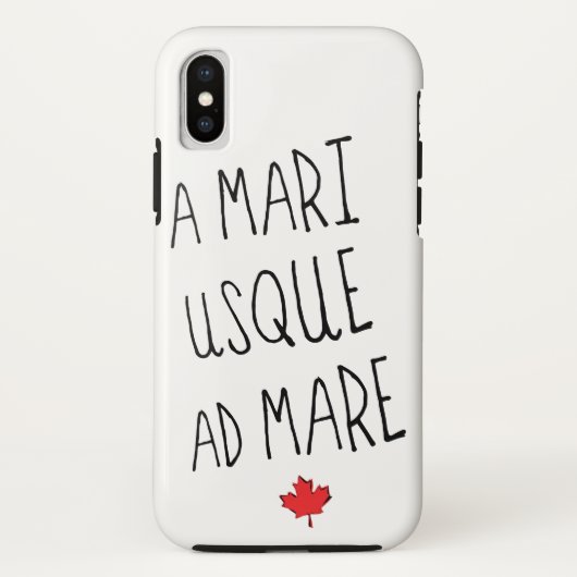 A Mari Usque Ad Mare携帯電話ケース,カナダ Case-Mate iPhoneケース (裏面)