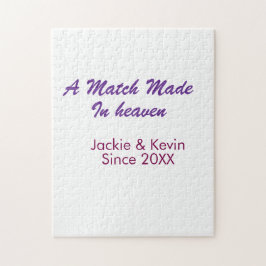 A match made in heaven purple mauve since year nam ジグソーパズル