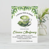 A Matcha Made in Heaven Bridal Shower 招待状 (スタンド正面)